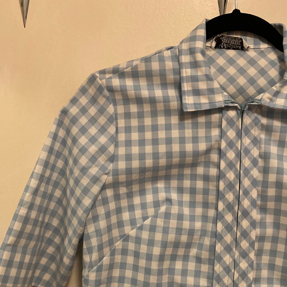 Vintage Gingham House Dress